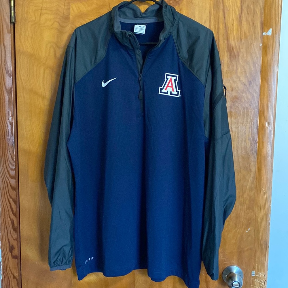 Arizona Wildcats - Mens Nike Quarter Zip Pull Over